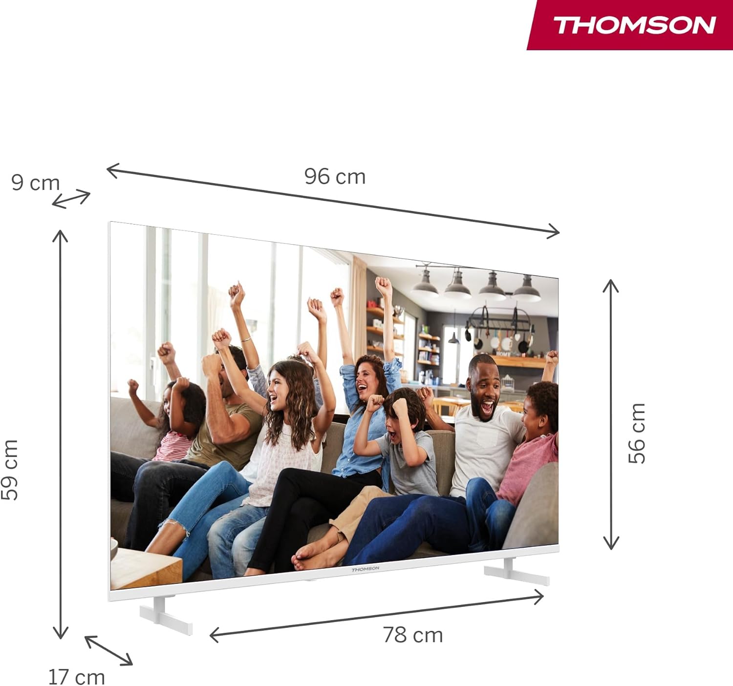 Thomson 43UG4S14W 43-inch TV - view 2