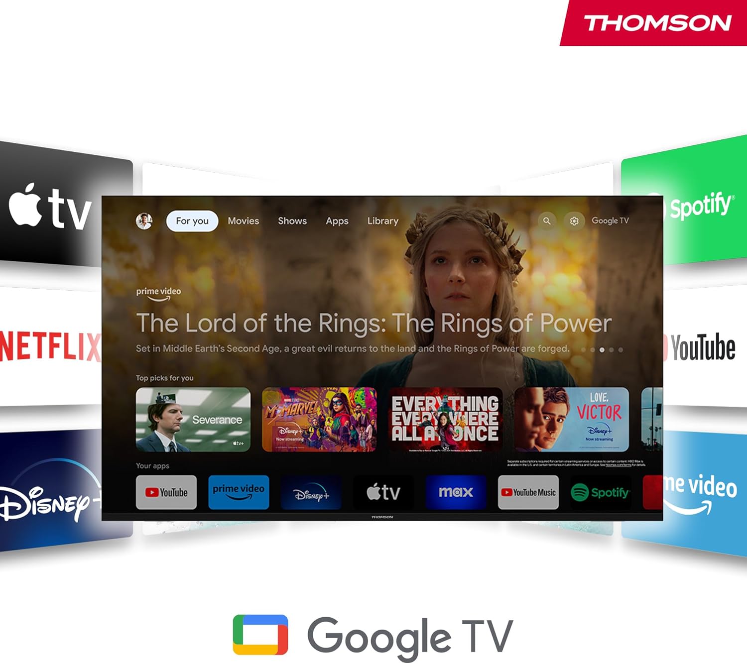 Thomson 43UG4S14W 43-inch TV - view 7