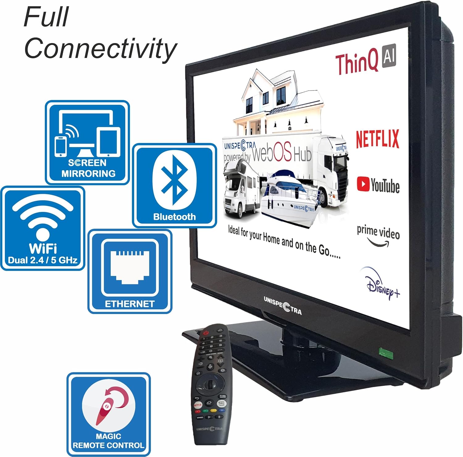 Unispectra 160T2S2W 16-inch TV - view 6
