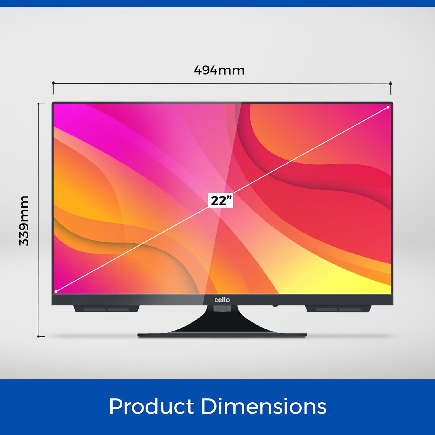 Cello C2224WS TRAV 22-inch TV - view 6