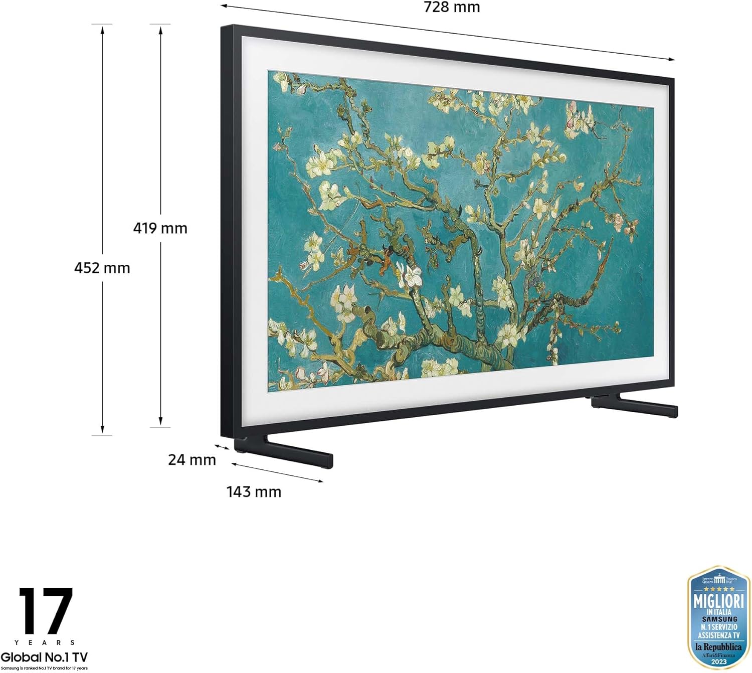Samsung QE32LS03C 32-inch TV - view 2