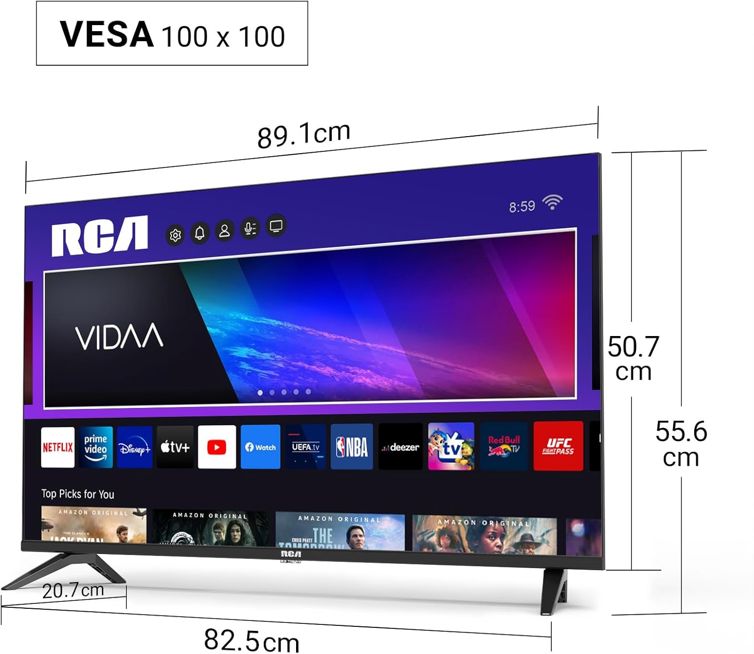 RCA VRS40FQ1 40-inch TV - view 9