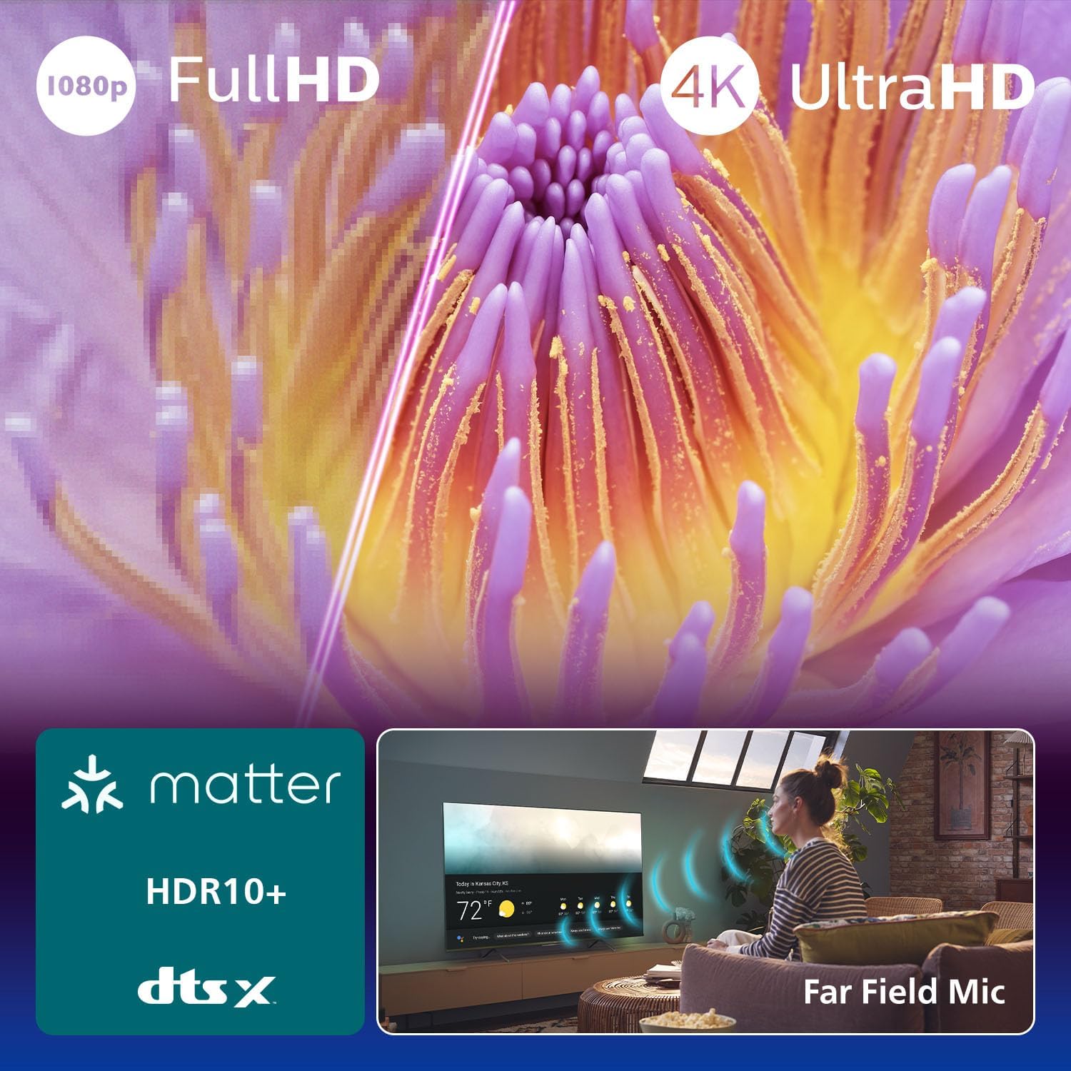 Philips 55PUS7200/12 55-inch TV - view 4