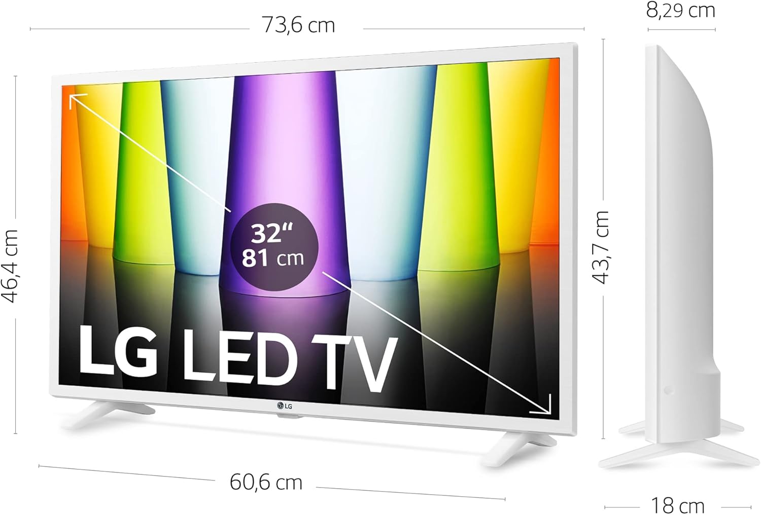 LG 32LQ63806LC 32-inch TV - view 2
