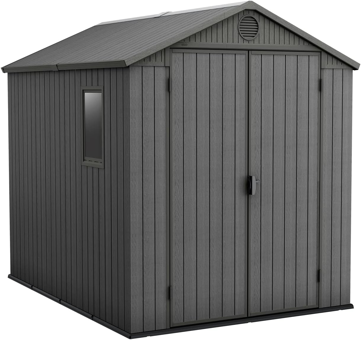 Large Outdoor Garden Storage Shed Weather Resistant Resin Double Door