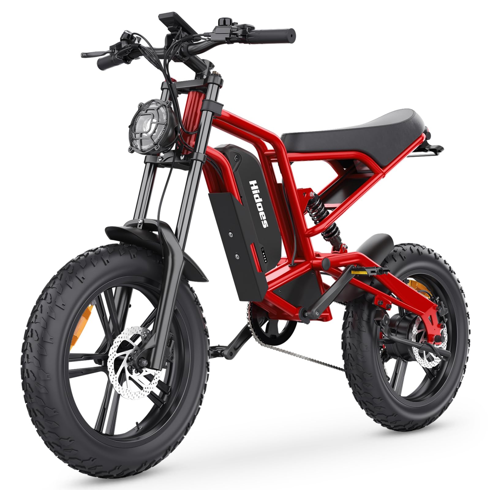 Electric Bike for Adults, 48V 15.6Ah Removable Battery, 7-Speed Electric Mountain Bike with LCD Display