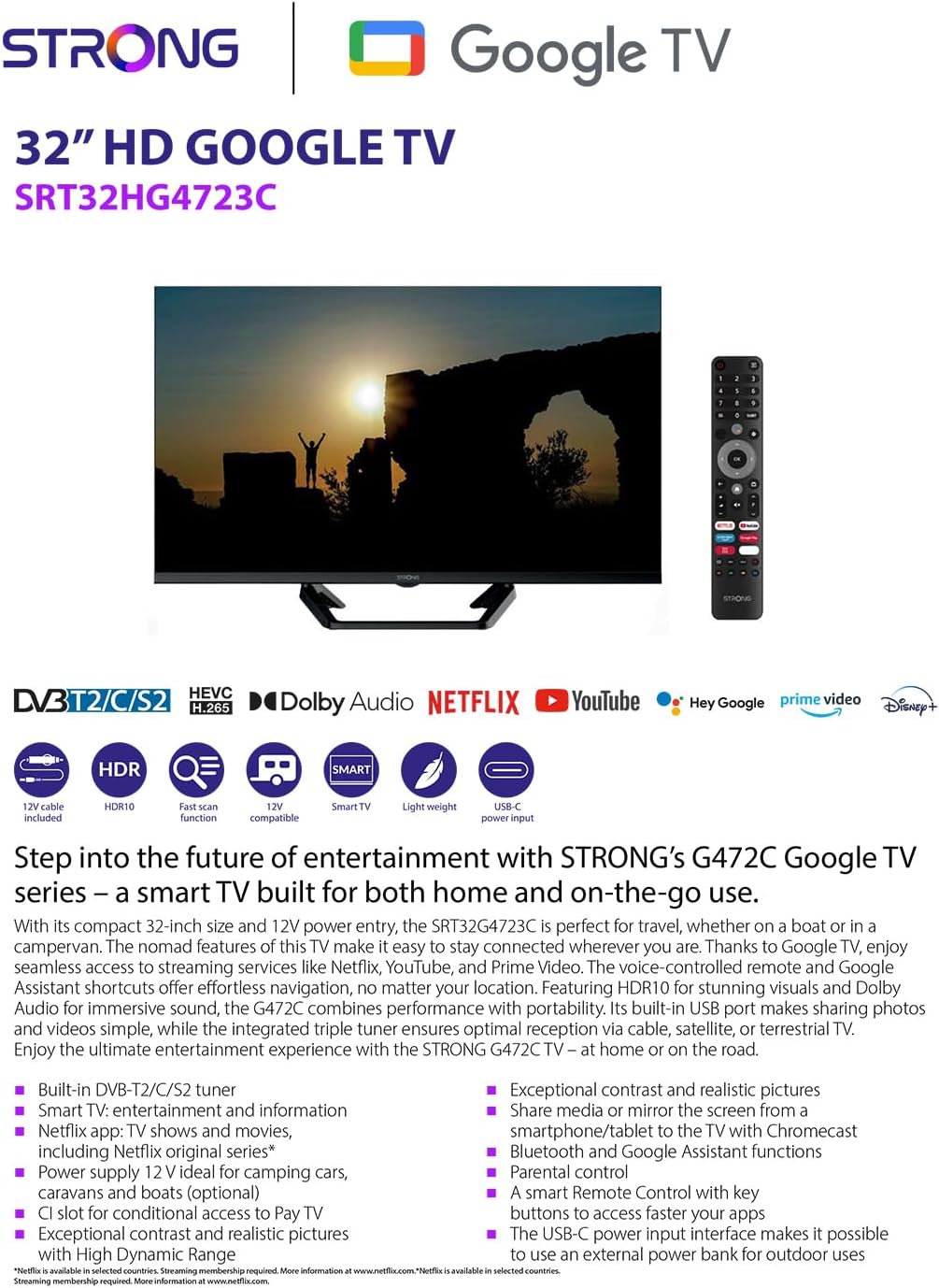Strong SRT32HG4723C 32-inch TV - view 8