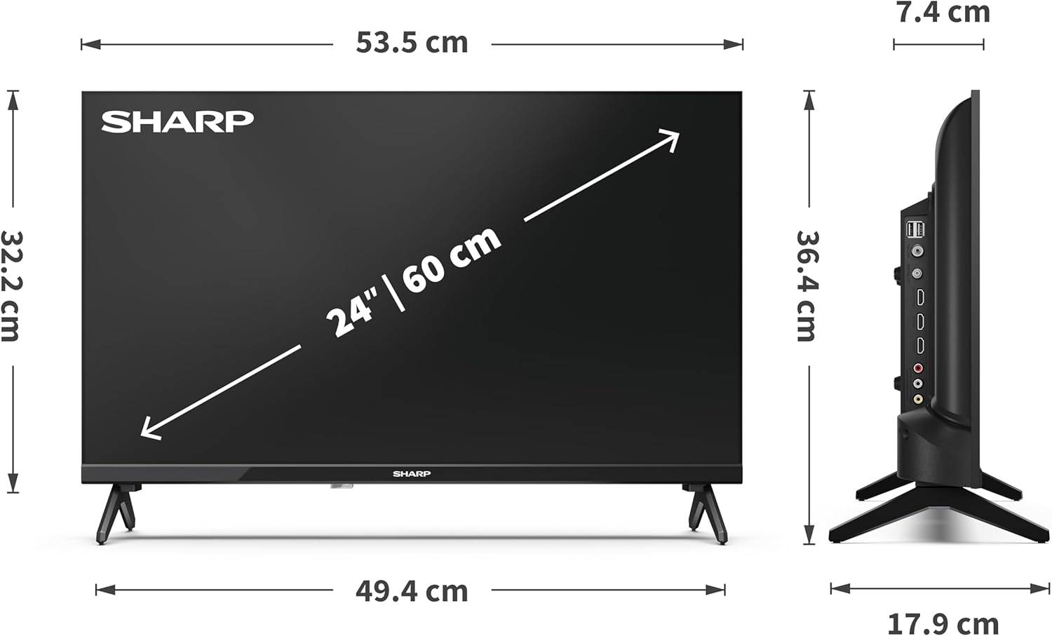 Sharp 40HA1305E 40-inch TV - view 8