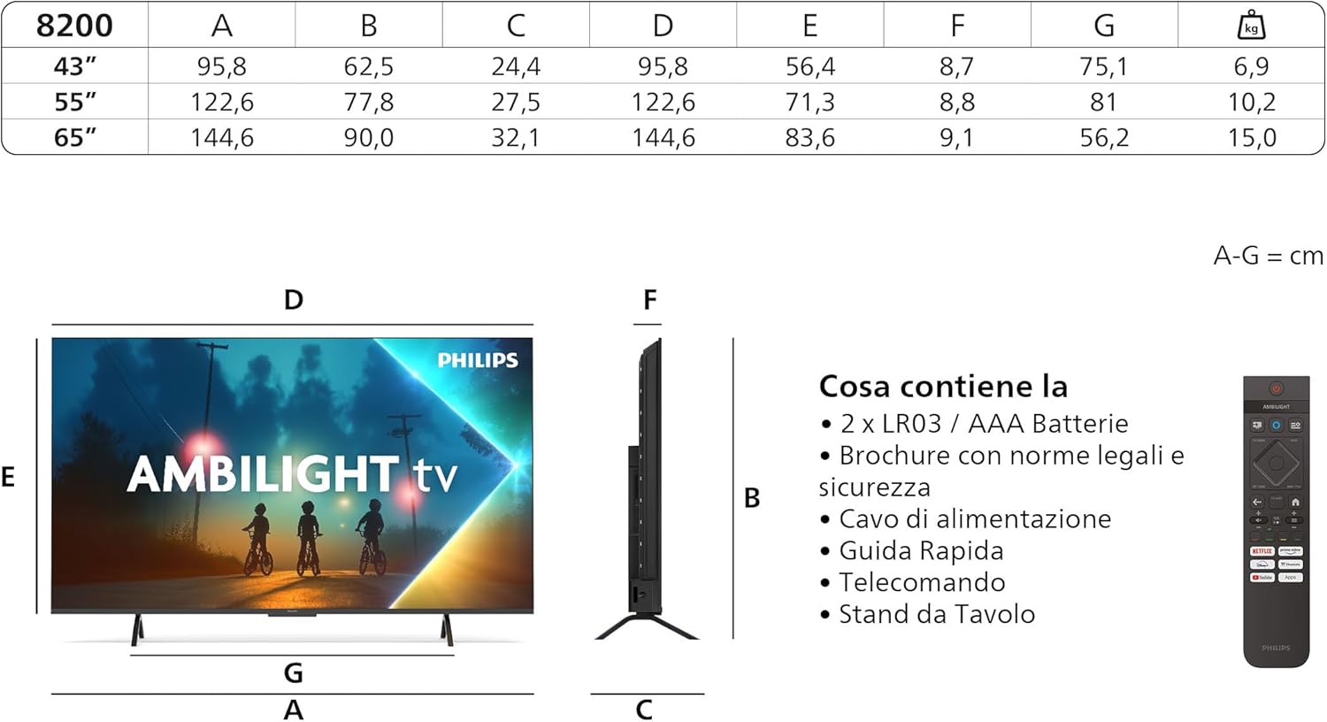 Philips 43PUS8200/12 43-inch TV - view 3