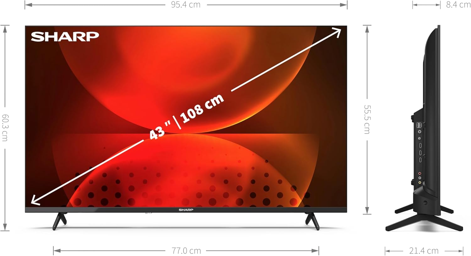 Sharp 2T-C43FHx 43-inch TV - view 7