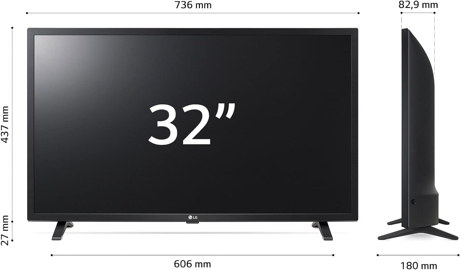 LG 32LQ63006LA.API 32-inch TV - view 2