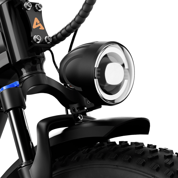 750W Electric Fat Tire Bike with 48V Battery, Hydraulic Disc Brakes & Front Basket