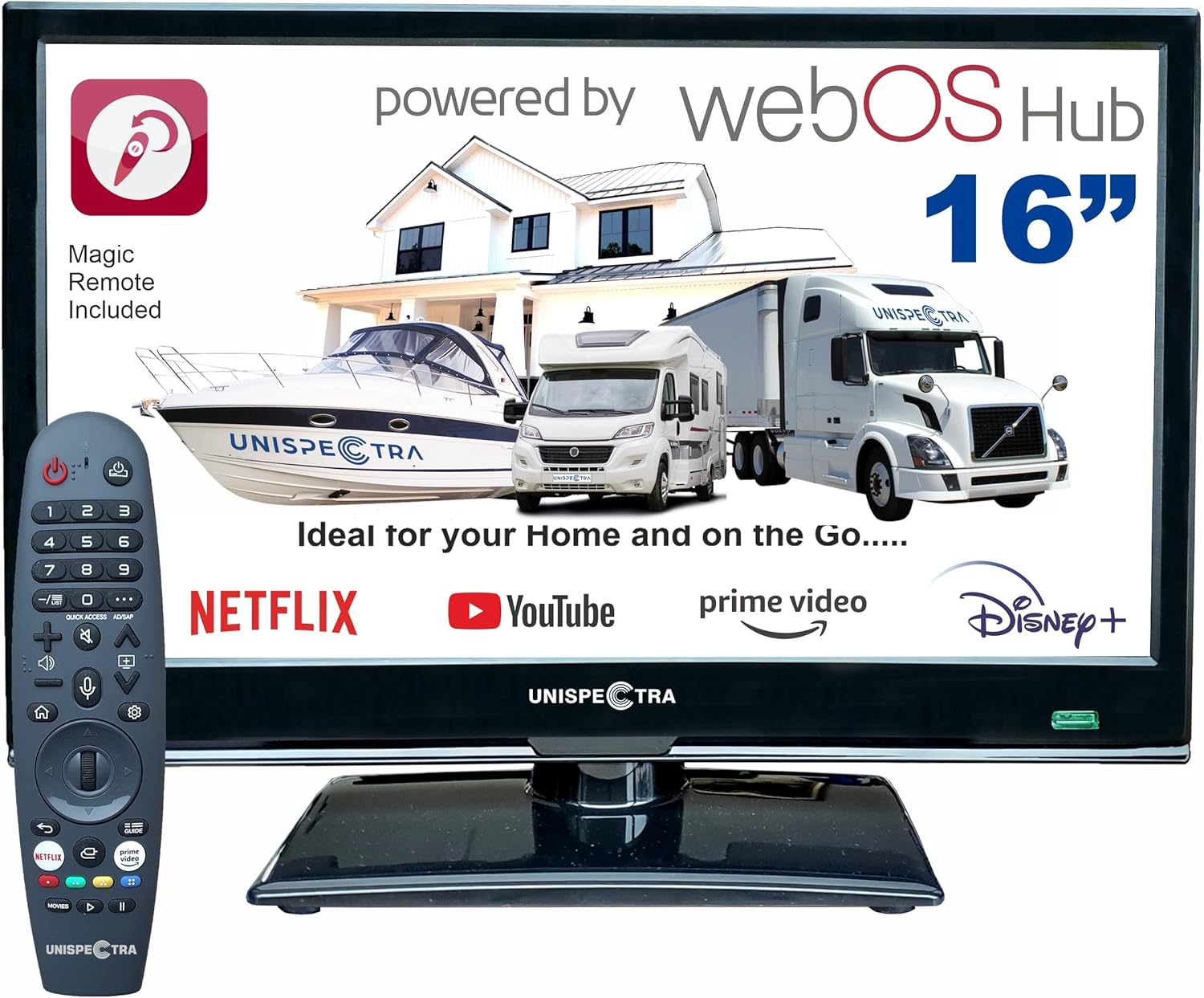 Unispectra 160T2S2W 16-inch TV