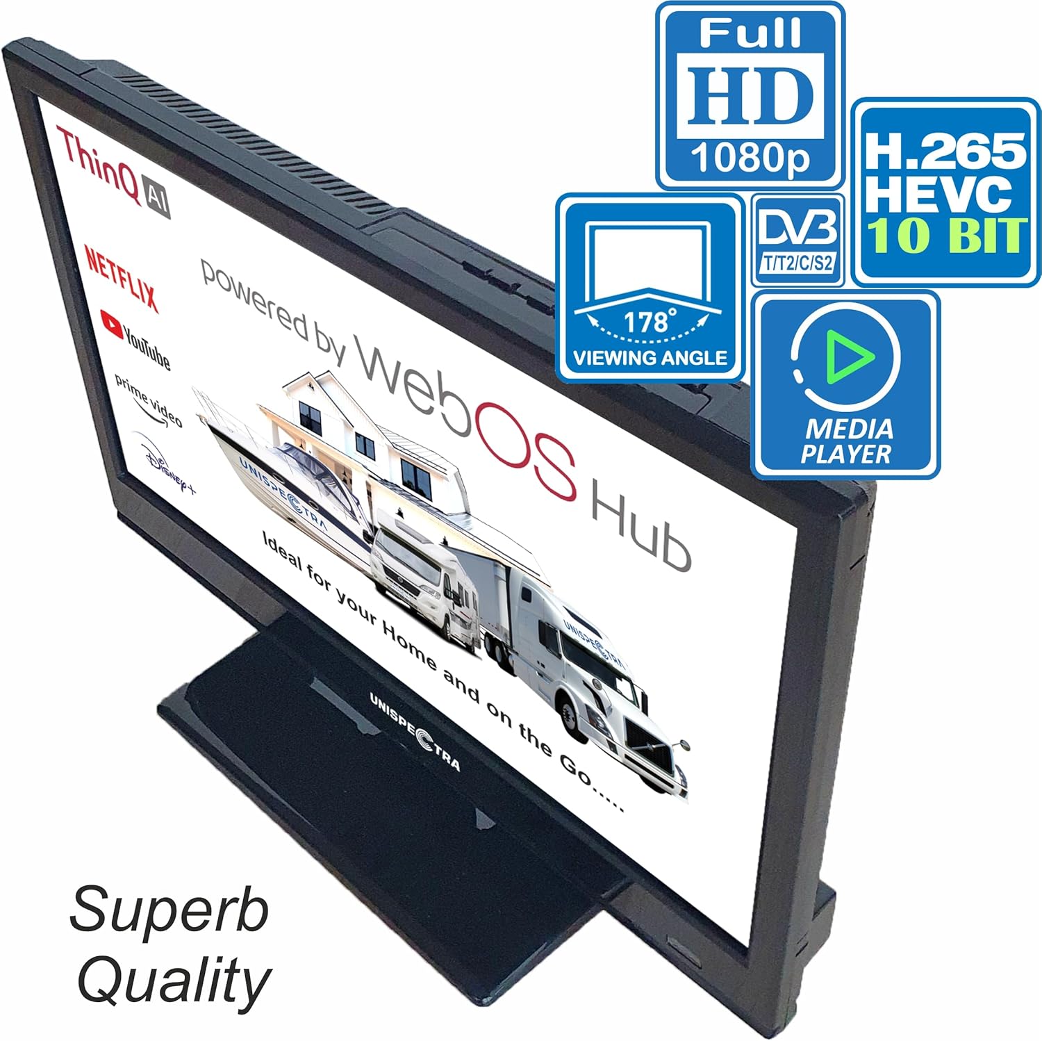 Unispectra 160T2S2W 16-inch TV - view 7