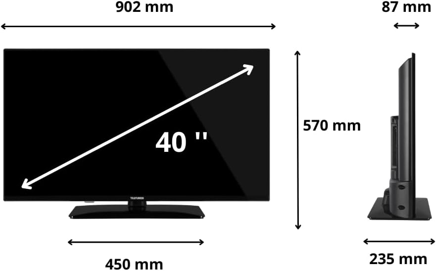 Telefunken TE40750B49V4DAZ 40-inch TV - view 3